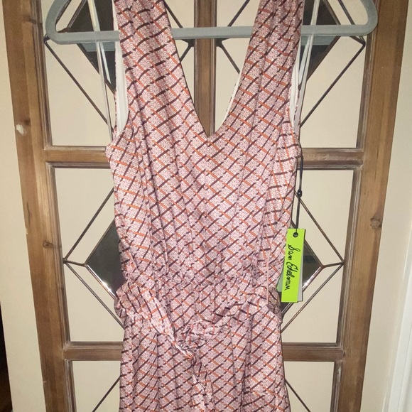 Chain Print Belted Midi Dress SIZE 4 - Picture 2 of 11